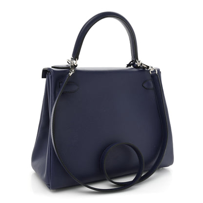 Hermes Evercolor Verso Kelly Retourne 28 Bleu Encre Mauve Sylvestre 3 of 15