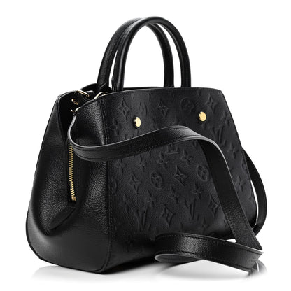 Louis Vuitton Empreinte Montaigne BB Black 2 of 4