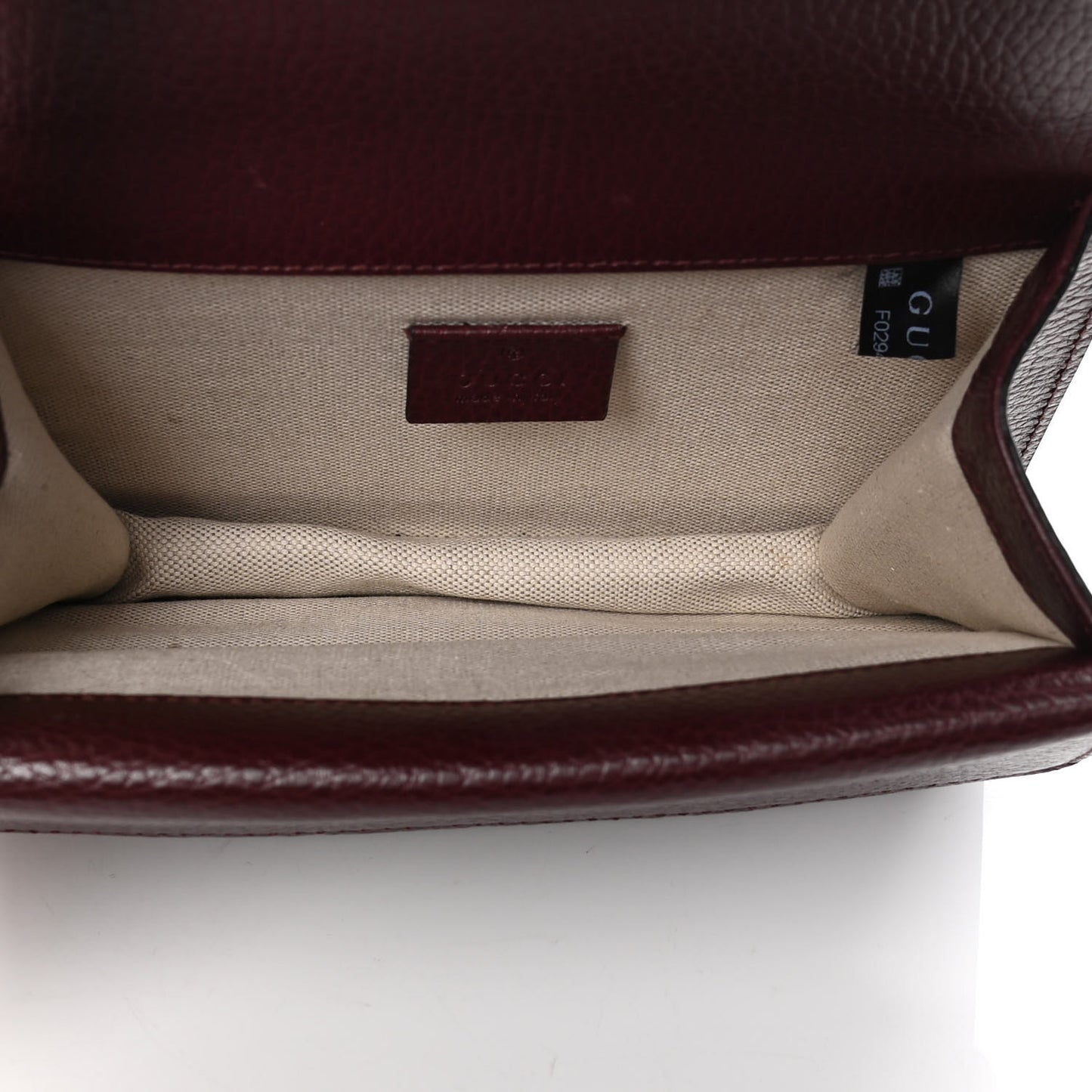 Dollar Calfskin Crystal Mini Dionysus Shoulder Bag Vintage Bordeaux