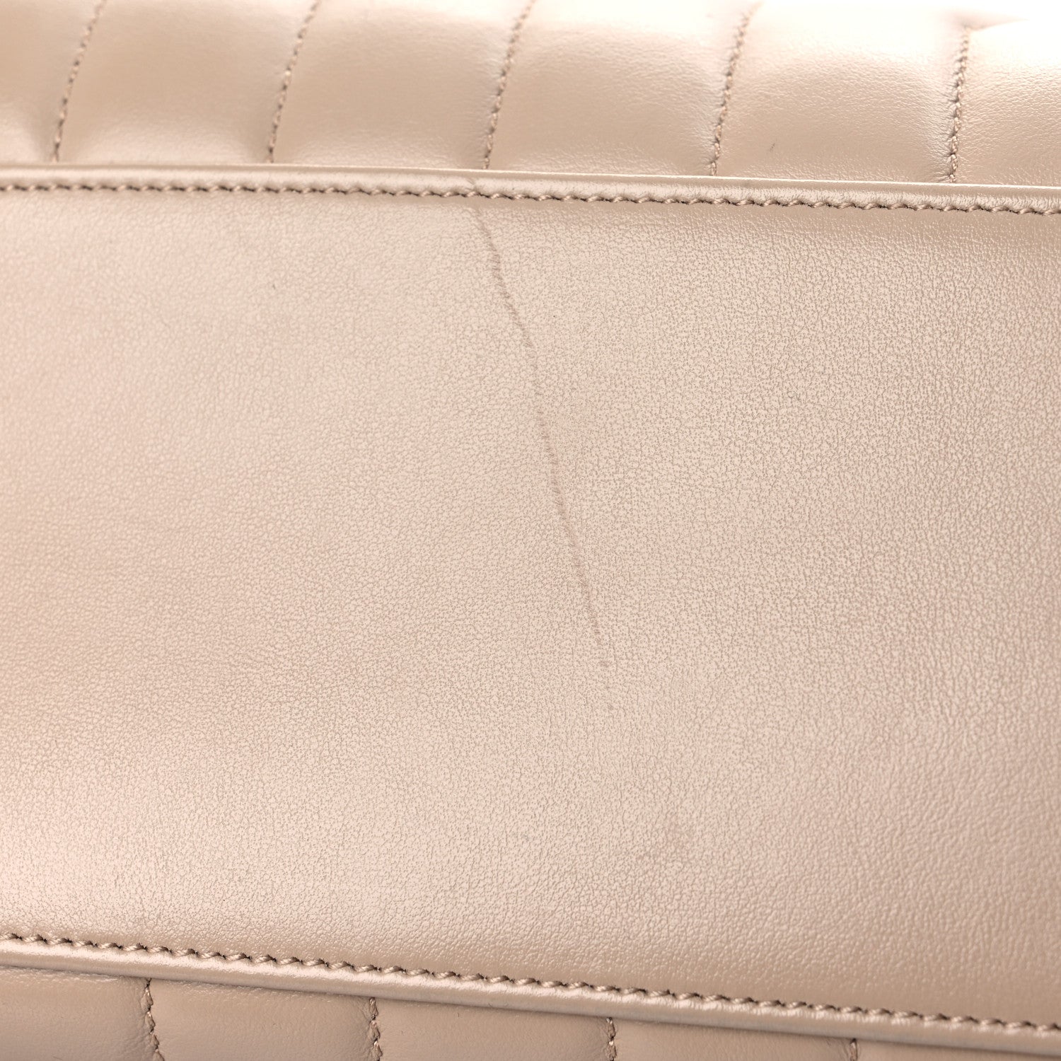 Saint Laurent Calfskin Y Quilted Monogram Medium Loulou Chain Satchel Light Natural 16 of 21