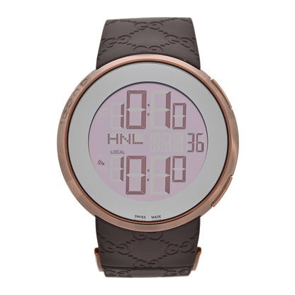 Gucci Stainless Steel Rubber 45mm Digital I-Gucci Watch Brown 1 of 4