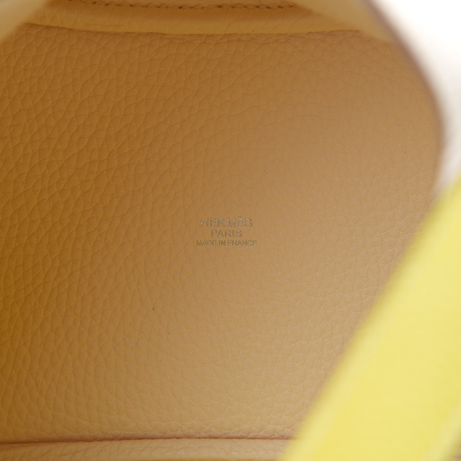 Hermes Taurillon Clemence Casaque Picotin Lock 18 PM Lime Nata 5 of 11