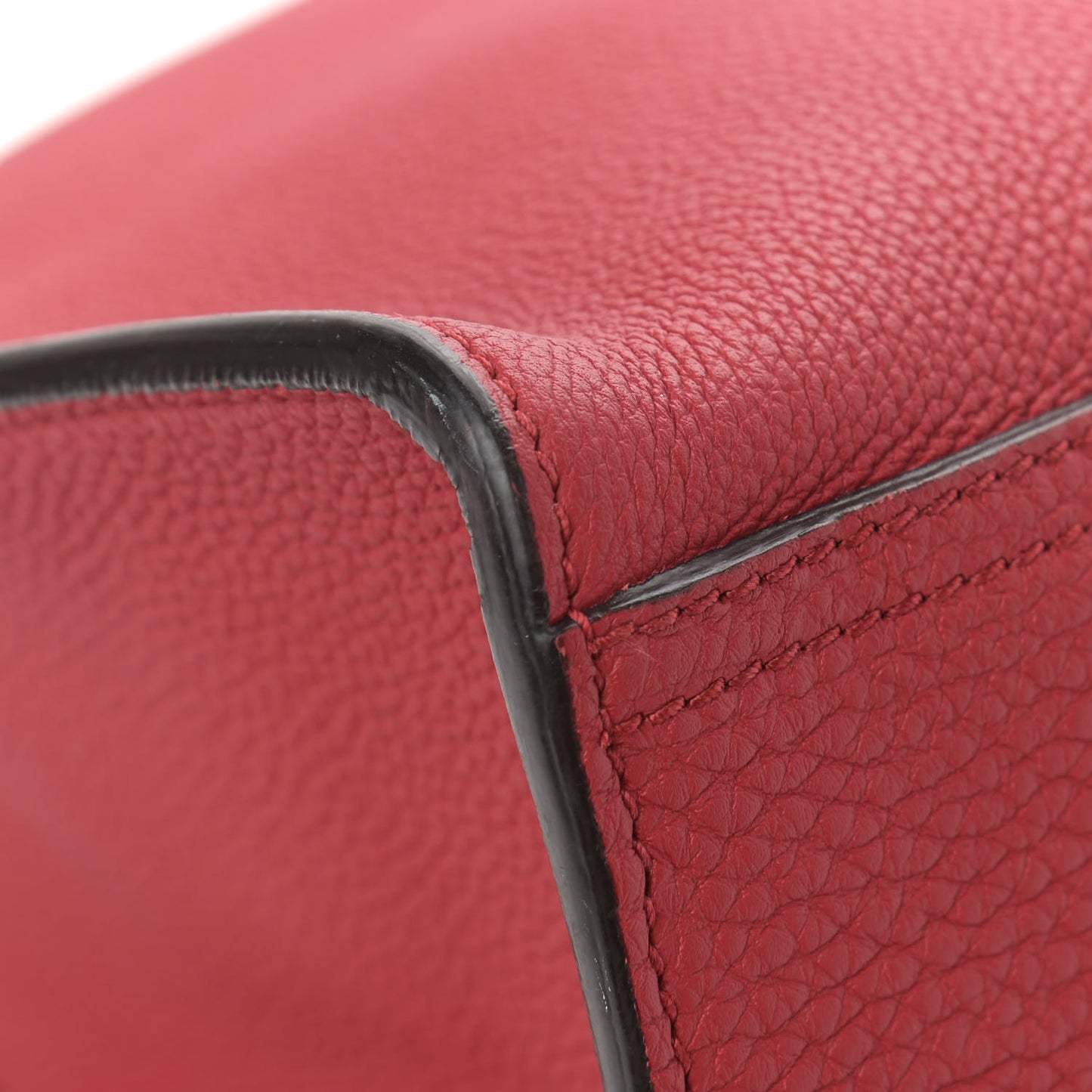 Soft Calfskin Medium Jackie Top Handle Bag Hibiscus Red