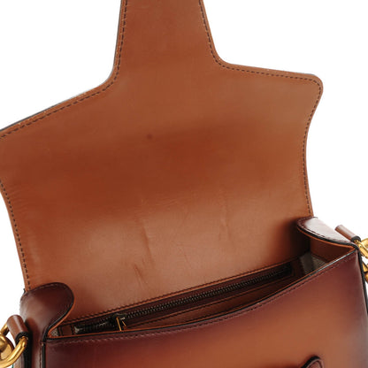 Gucci Calfskin Medium Lady Web Shoulder Bag Cuir 8 of 9