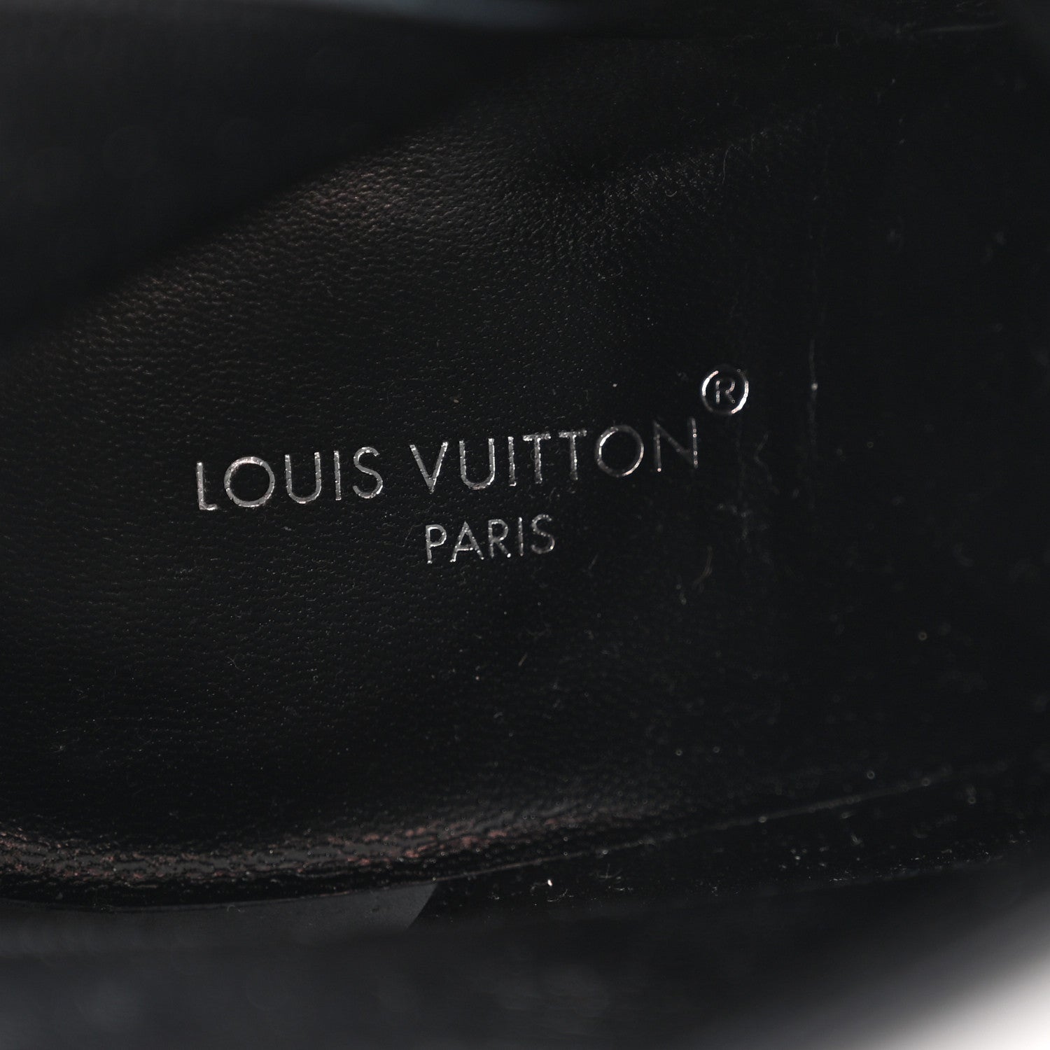 Louis Vuitton Calfskin Monogram Afterglow Platform Ankle Boots 38 Black 5 of 9