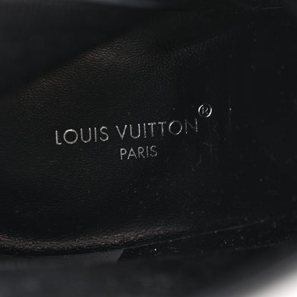 Louis Vuitton Calfskin Monogram Afterglow Platform Ankle Boots 38 Black 5 of 9