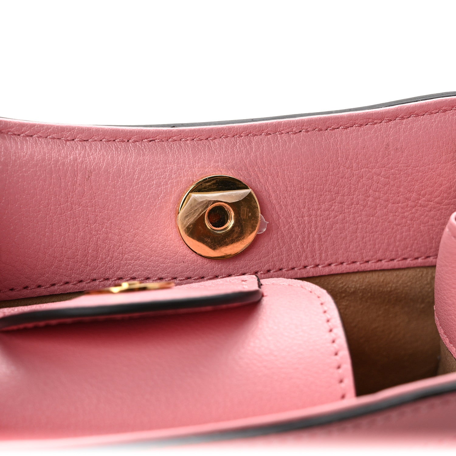 Gucci Wonka Grain Calfskin Mini Diana Tote Bag Wild Rose Fuxia Fluo 10 of 10