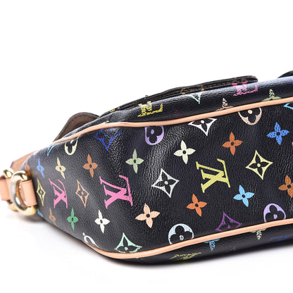Louis Vuitton Monogram Multicolor Lodge GM Black 13 of 14