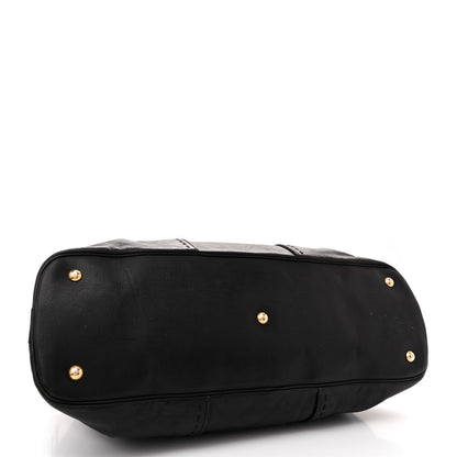 Saint Laurent Textured Patent Calfskin Large Muse Black 4 of 13