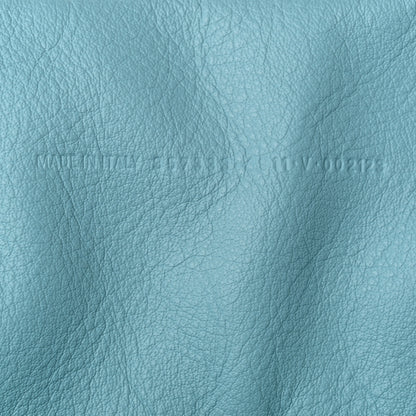 Balenciaga Supple Calfskin Papier Mini A4 Zip Around Tote Bleu Caraibes 8 of 12