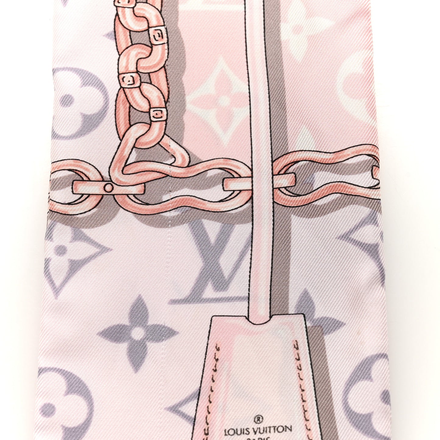 Silk Monogram Confidential Bandeau Light Pink