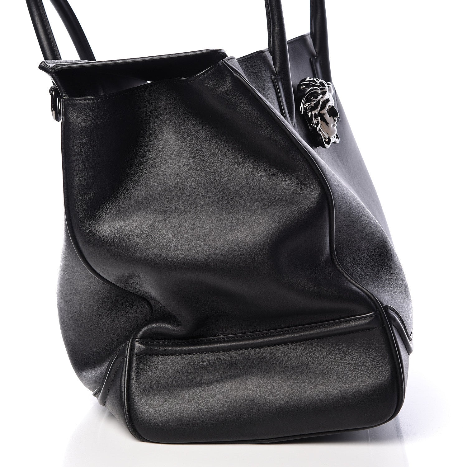 Versace Calfskin XL Palazzo Empire Bag Black 11 of 15
