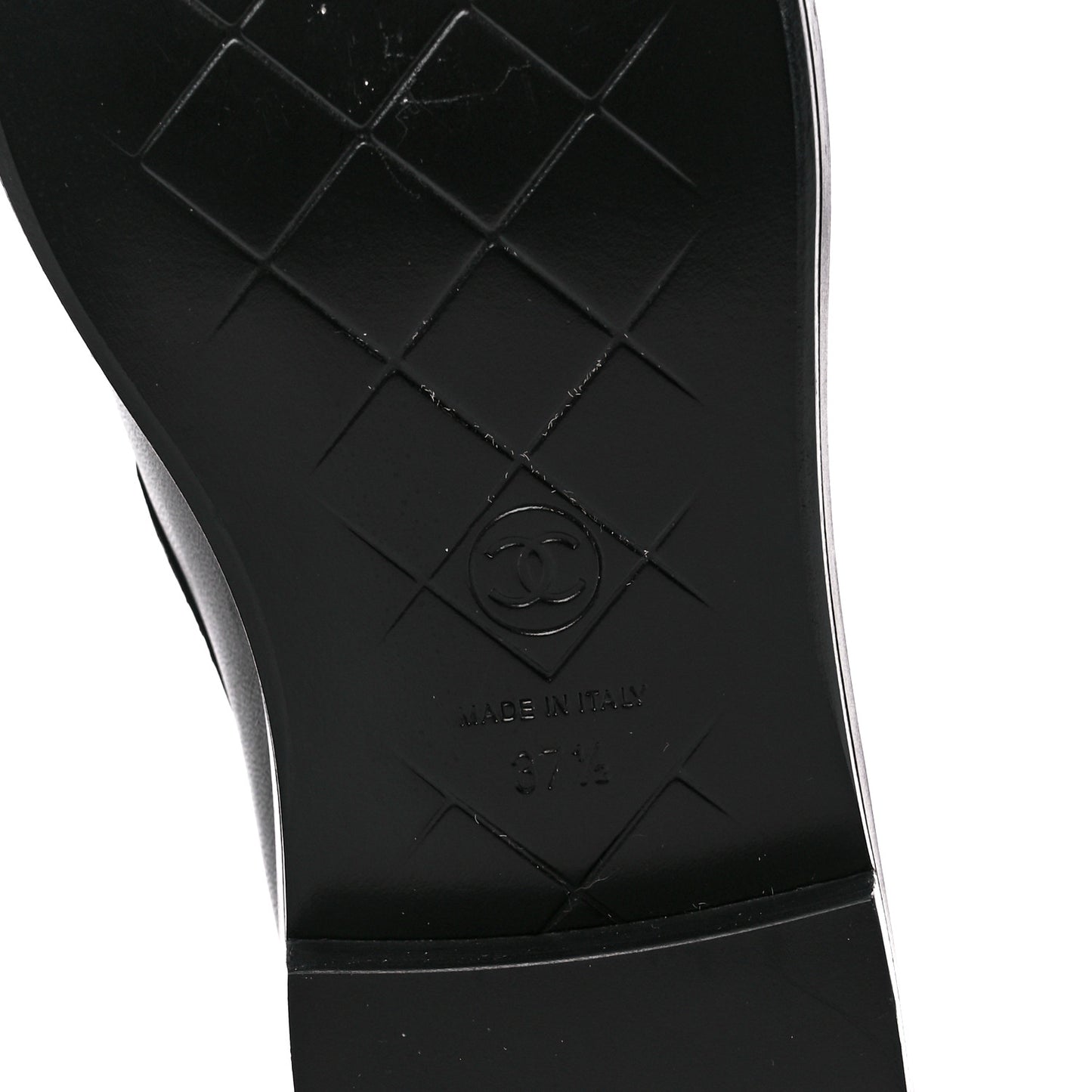 Lambskin Quilted CC Turnlock Loafers 37.5 Black