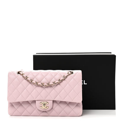 Chanel Caviar Quilted Medium Double Flap Light Pink 11 of 11