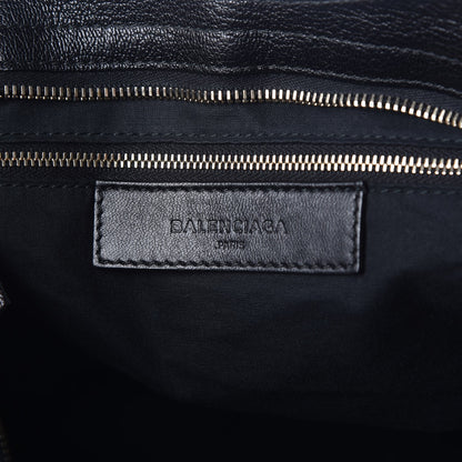 Balenciaga Chevre Gold Metallic Edge Hardware City Black 5 of 13