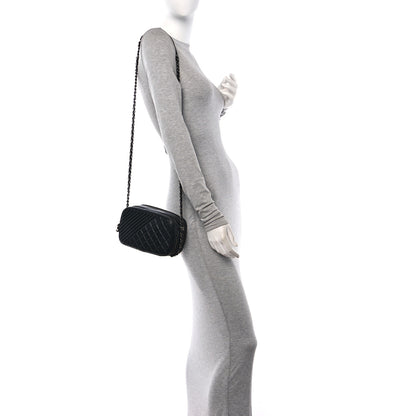 Chanel Lambskin Small Coco Boy Camera Case Black 2 of 11