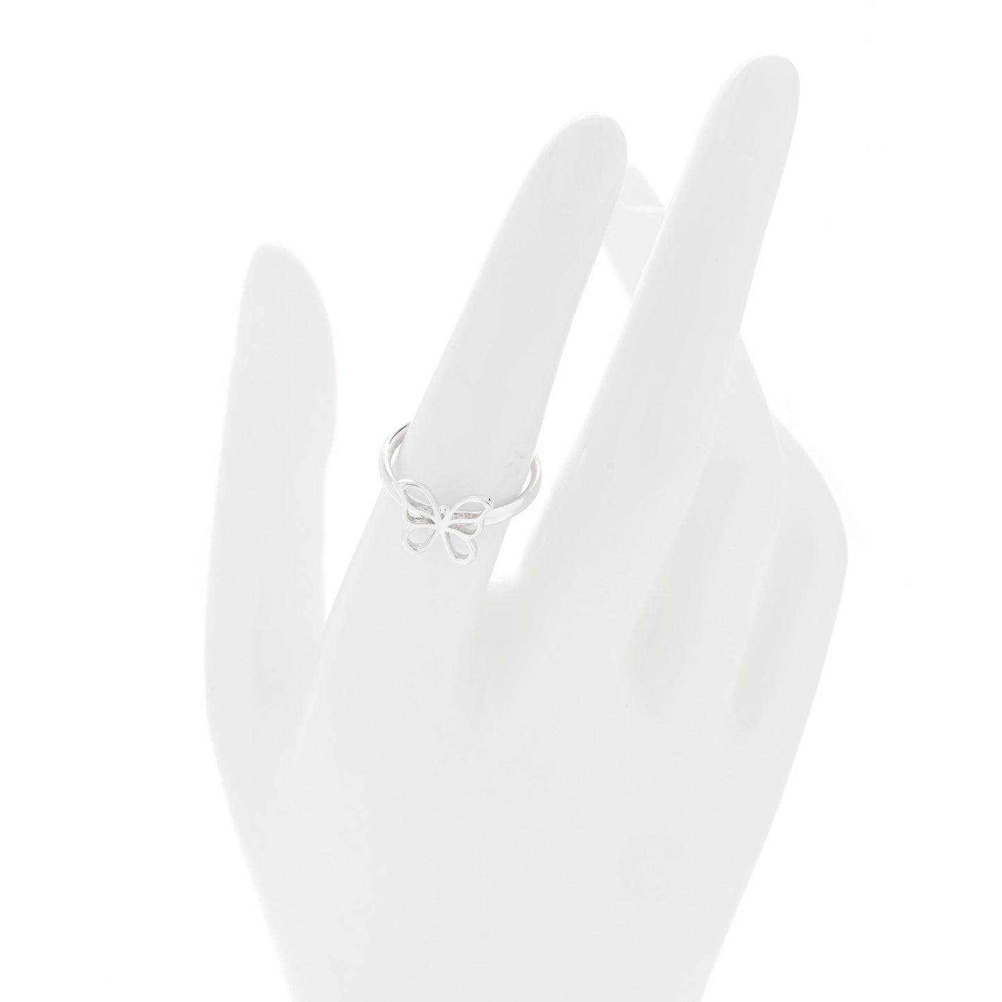 Sterling Silver Small Butterfly Ring 53 6.5