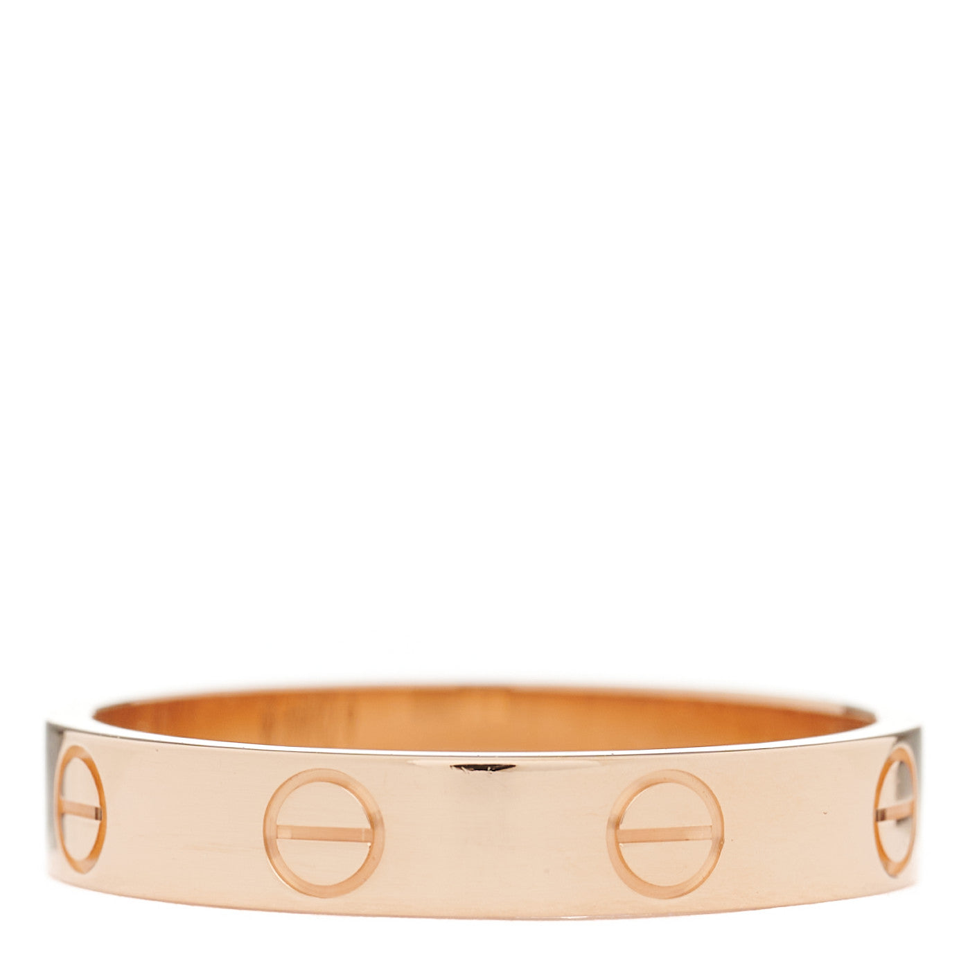 18K Pink Gold 3.5mm LOVE Wedding Band Ring 56 7.75