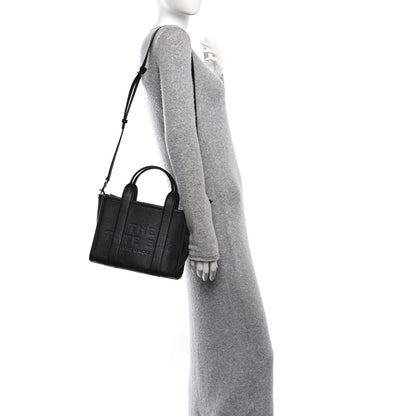 Marc Jacobs Grained Calfskin Small The Tote Bag Black 3 of 9