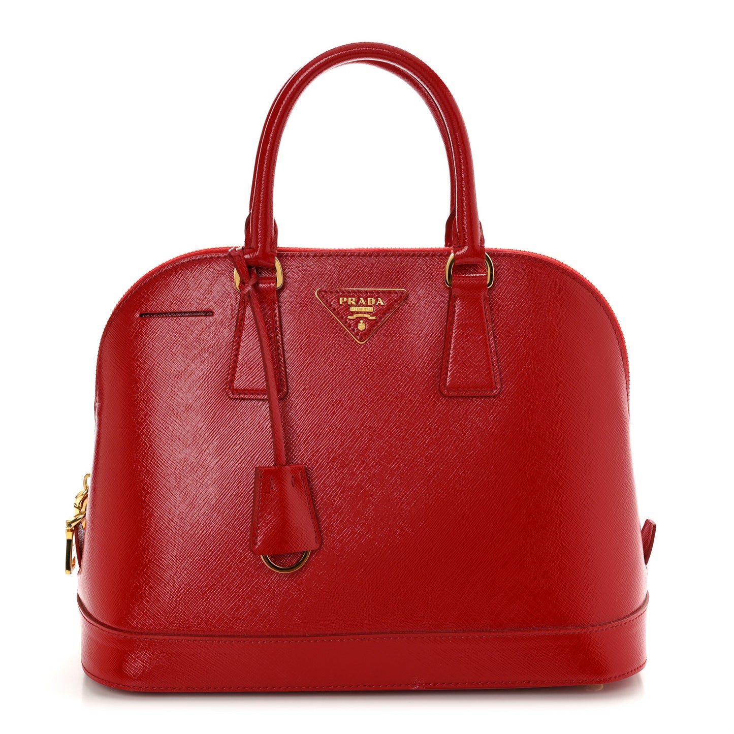 Saffiano Vernice Medium Promenade Tote Rosso