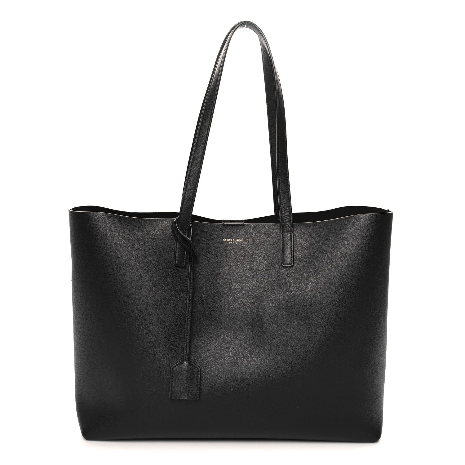 Saint Laurent Calfskin Large Shopping Tote Black 1 of 11