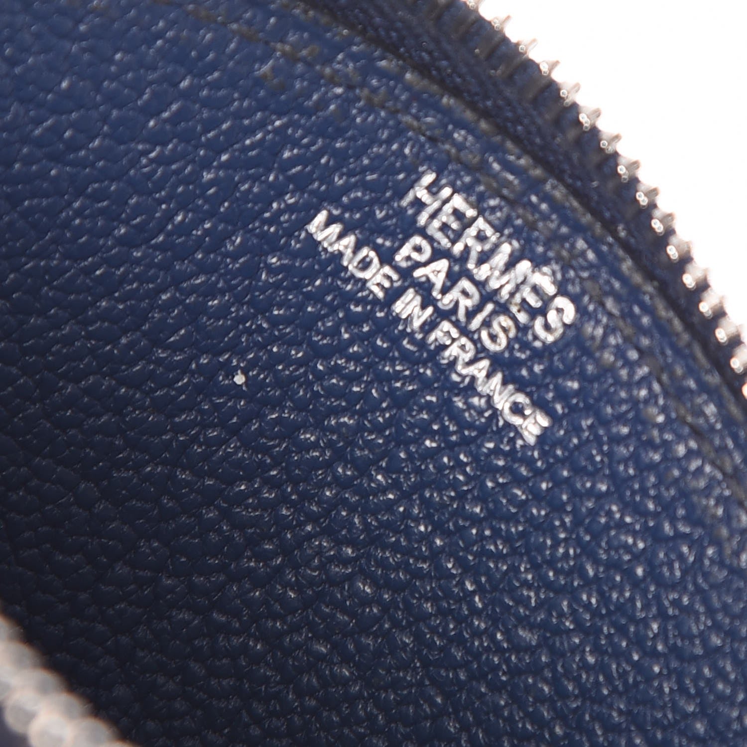 Hermes Chevre Mysore Evelyne Coin Purse Bleu De Prusse 6 of 7