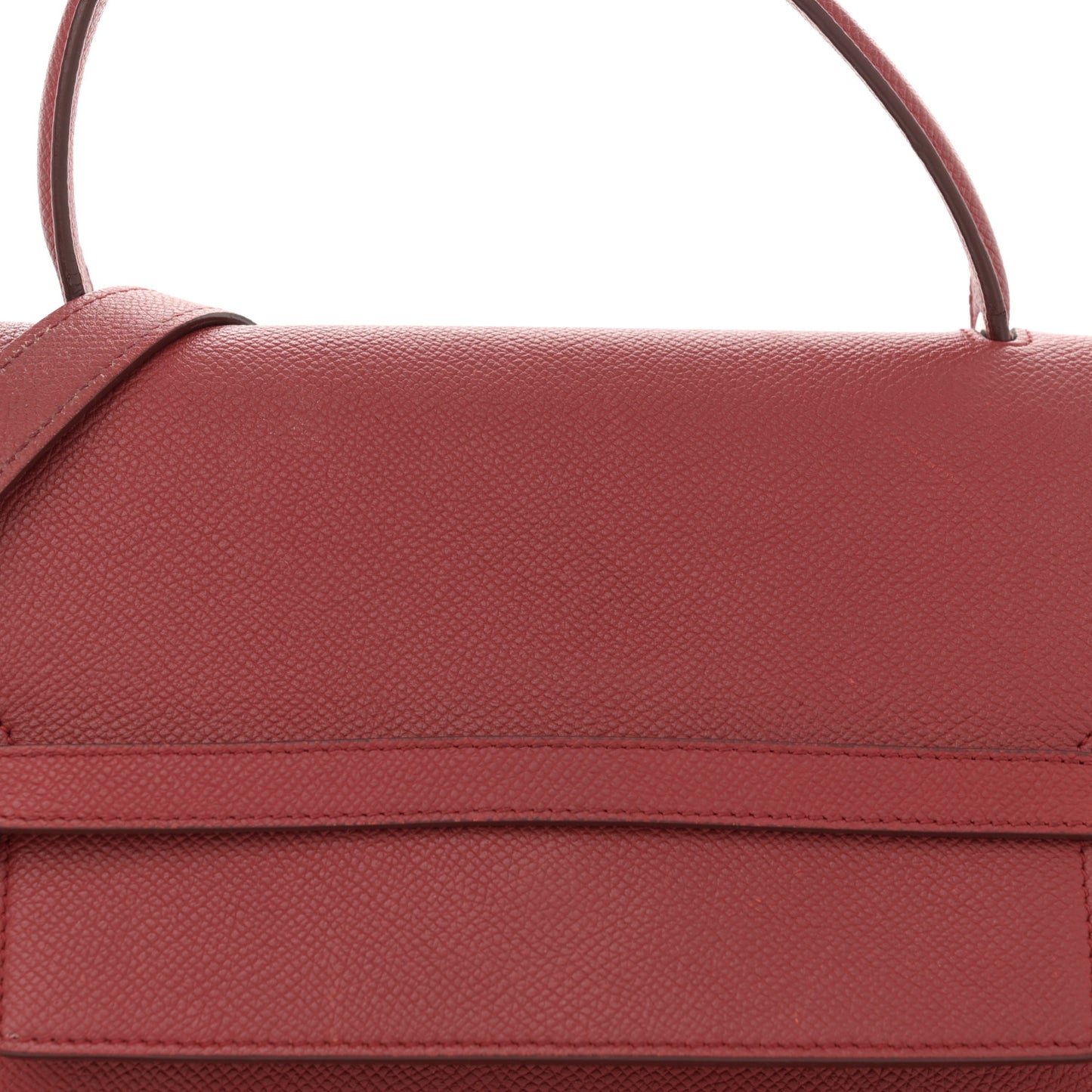 Grained Calfskin Mini Belt Bag Rust