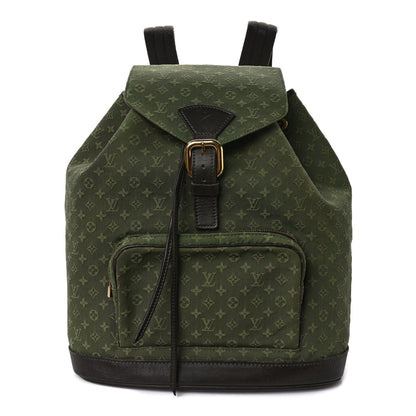 Louis Vuitton Mini Monogram Montsouris GM Backpack Kaki 1 of 14
