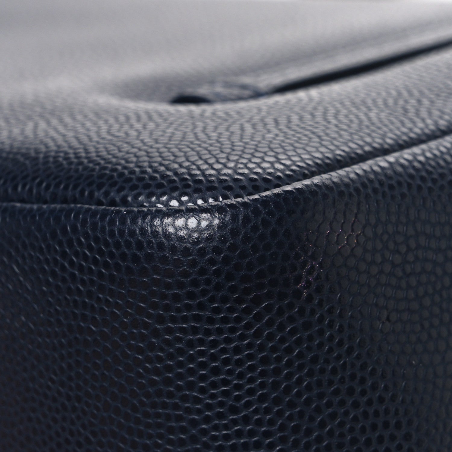 Chanel Shiny Caviar Preppy Coco Small Flap Dark Blue 10 of 10