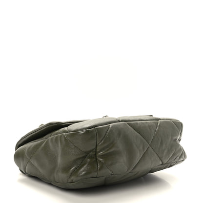 Chanel Lambskin Quilted Medium Chanel 19 Flap Khaki 4 of 9