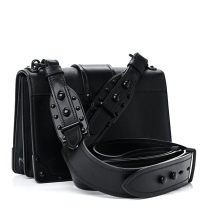 Prada City Calfskin Saffiano Cahier Bag Black 3 of 15