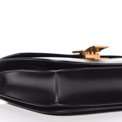 Celine Box Calfskin Medium Classic Box Flap Bag Black 6 of 9
