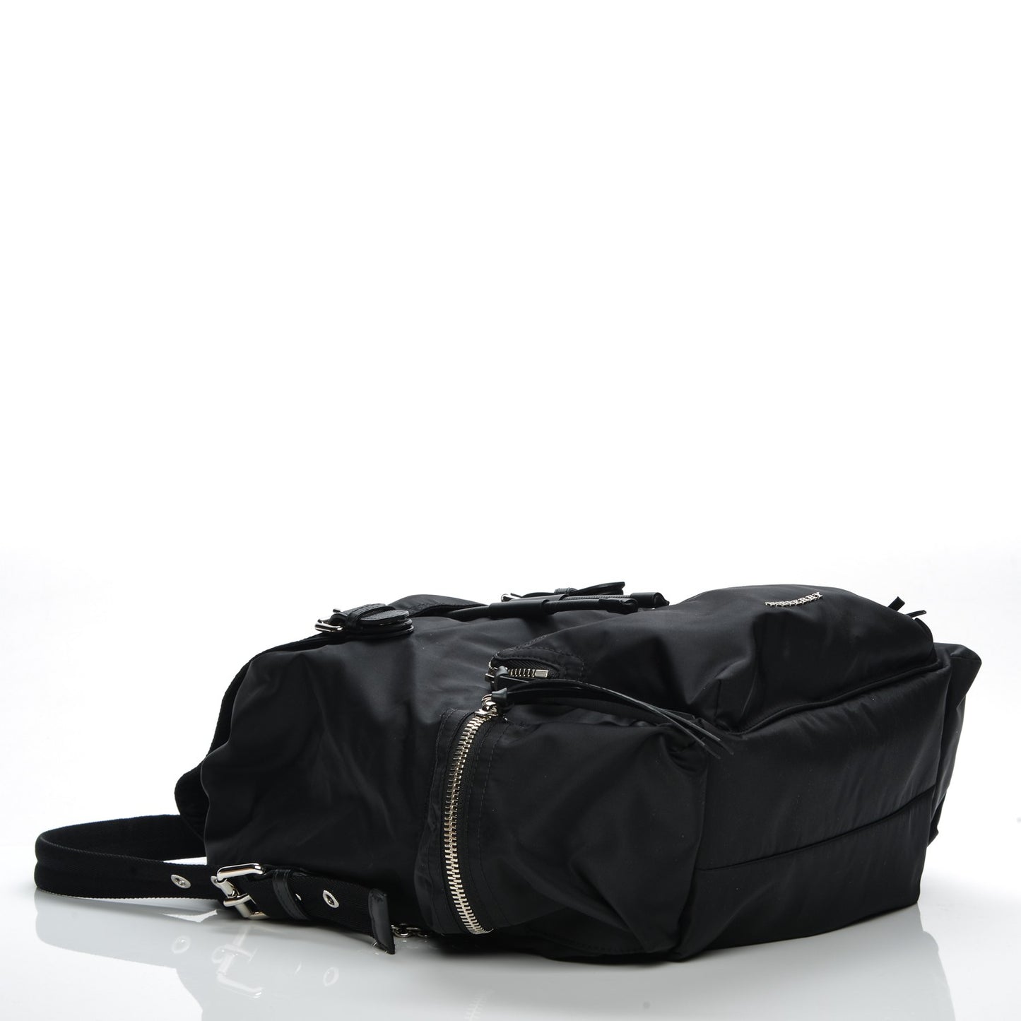 Technical Nylon Large Rucksack Backpack Black