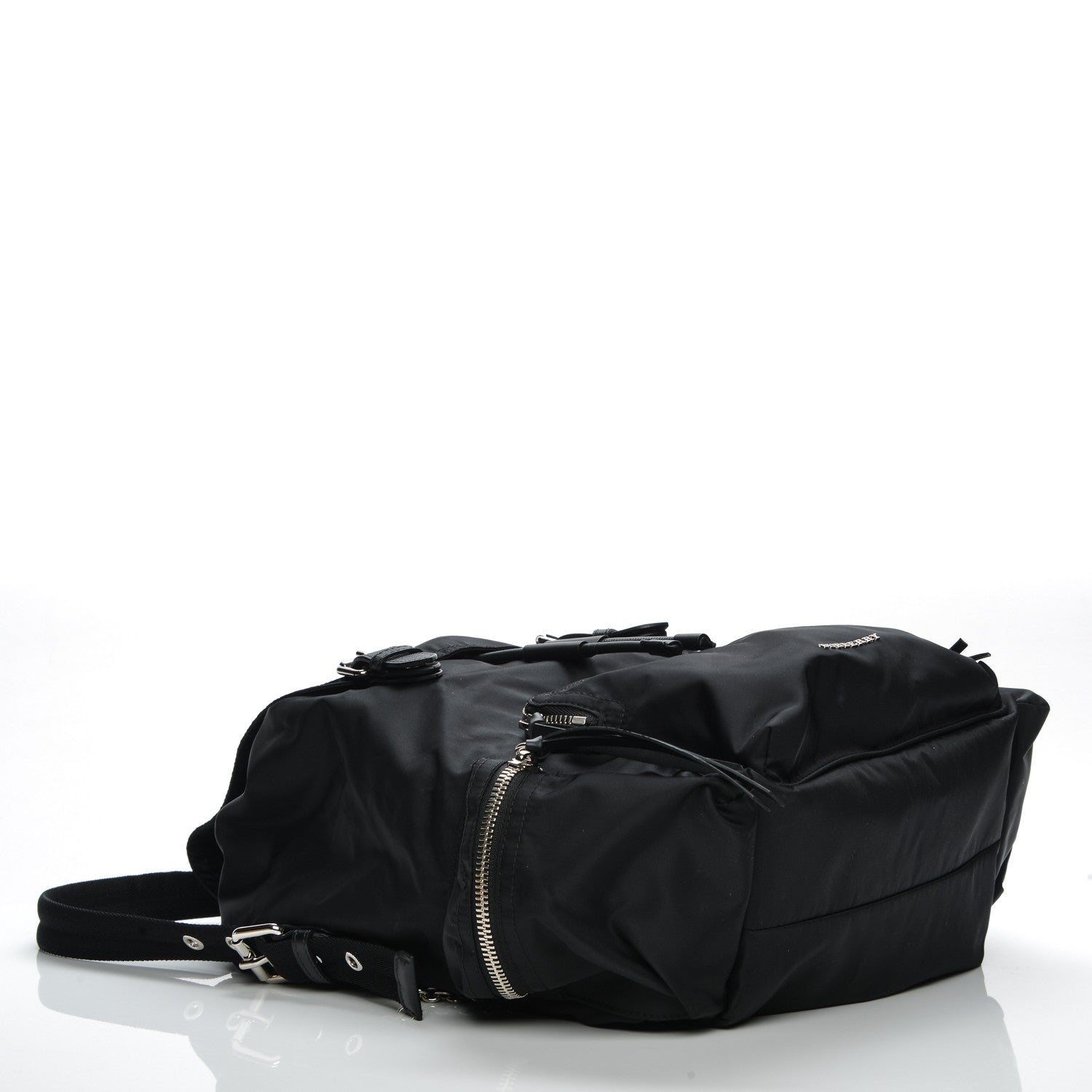 Burberry Technical Nylon Large Rucksack Backpack Black 4 of 6