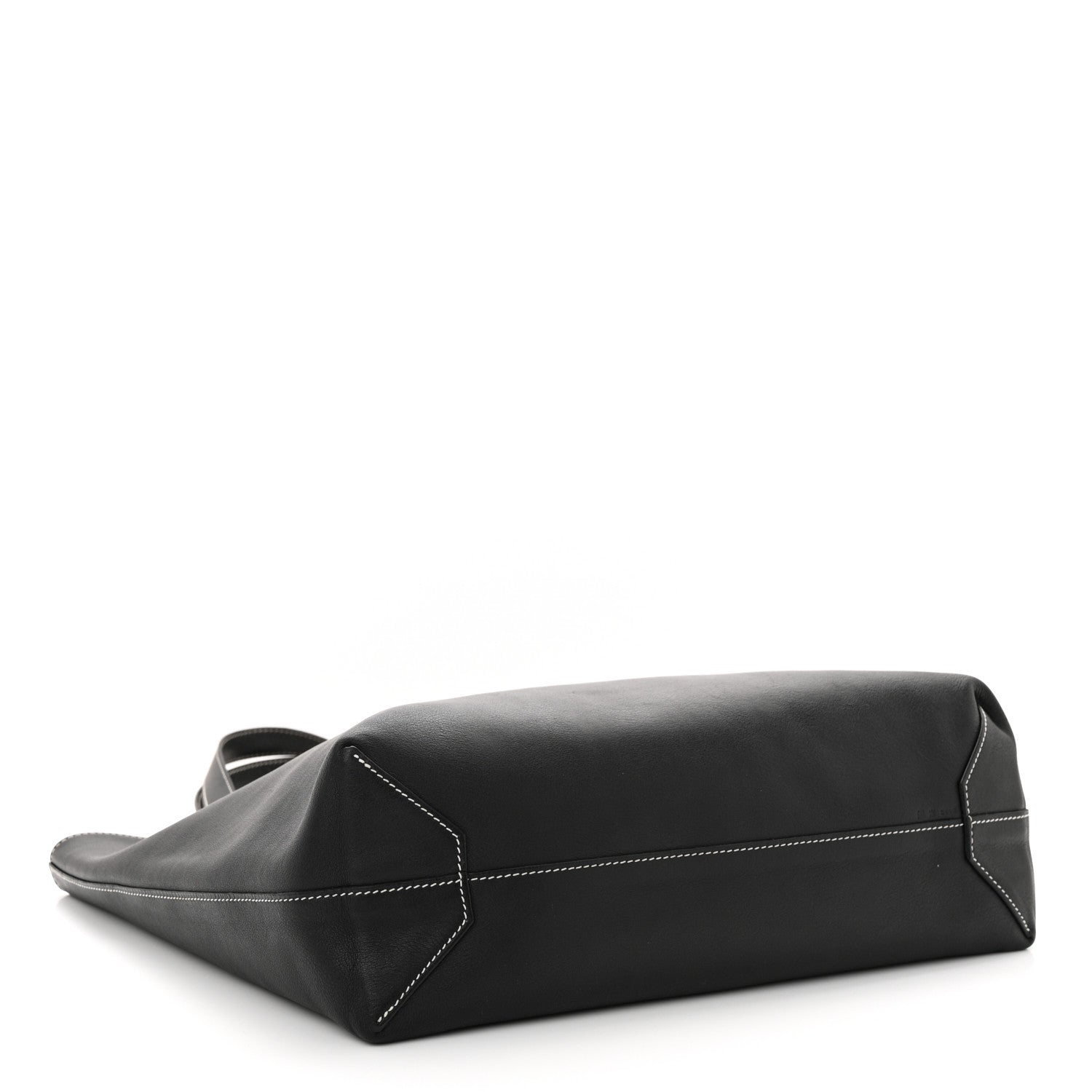 Hermes Sikkim Taurillon Clemence Double Sens 36 Reversible Tote Black Graphite 7 of 17