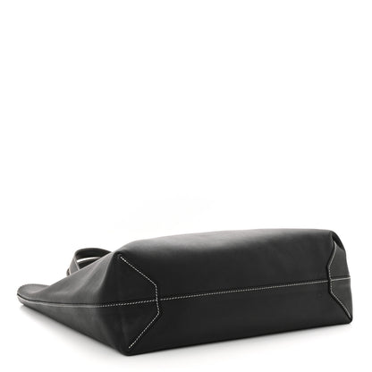 Hermes Sikkim Taurillon Clemence Double Sens 36 Reversible Tote Black Graphite 7 of 17