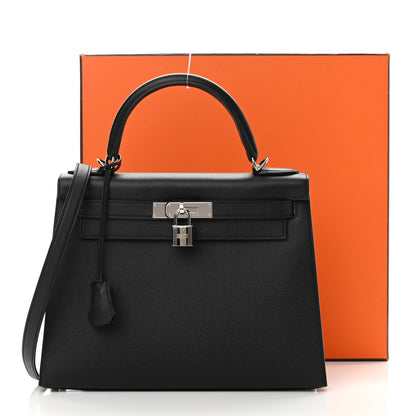 Hermes Epsom Kelly Sellier 28 Black 12 of 12