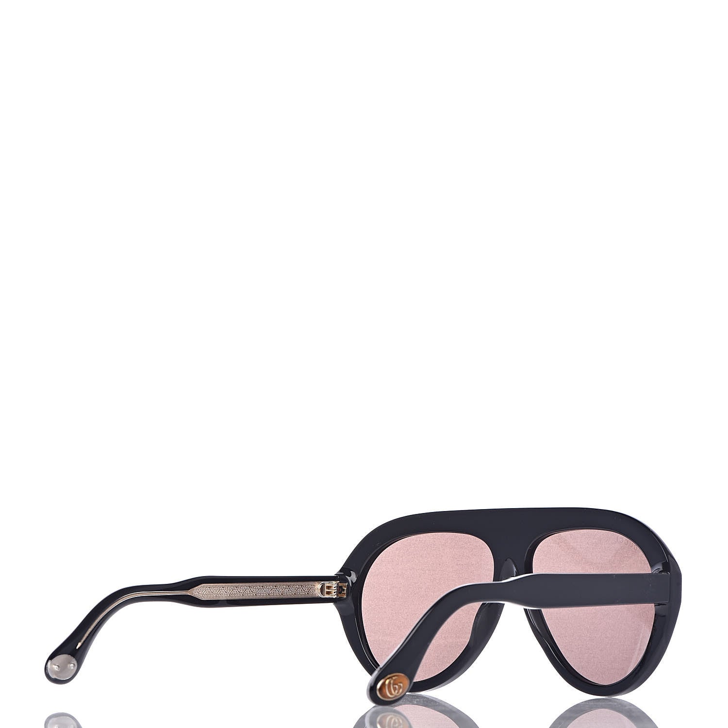 Gucci Double G Navigator Sunglasses GG 0479S Black 4 of 8