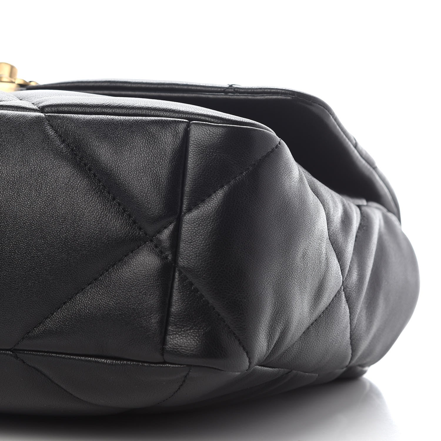 Chanel Lambskin Quilted Large Chanel 19 Flap Black 9 of 9