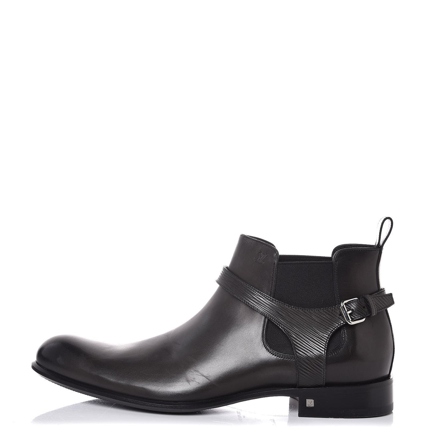 Calfskin Epi Greenwich Chelsea Ankle Boots 12 Black