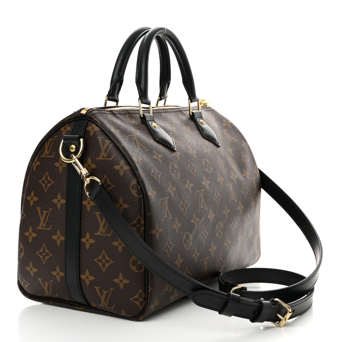 Monogram My World Tour Speedy Bandouliere 30 Black