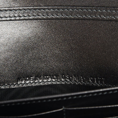 Christian Dior Metallic Grained Calfskin Diorama Croisiere Chain Wallet Gunmetal Grey 7 of 7