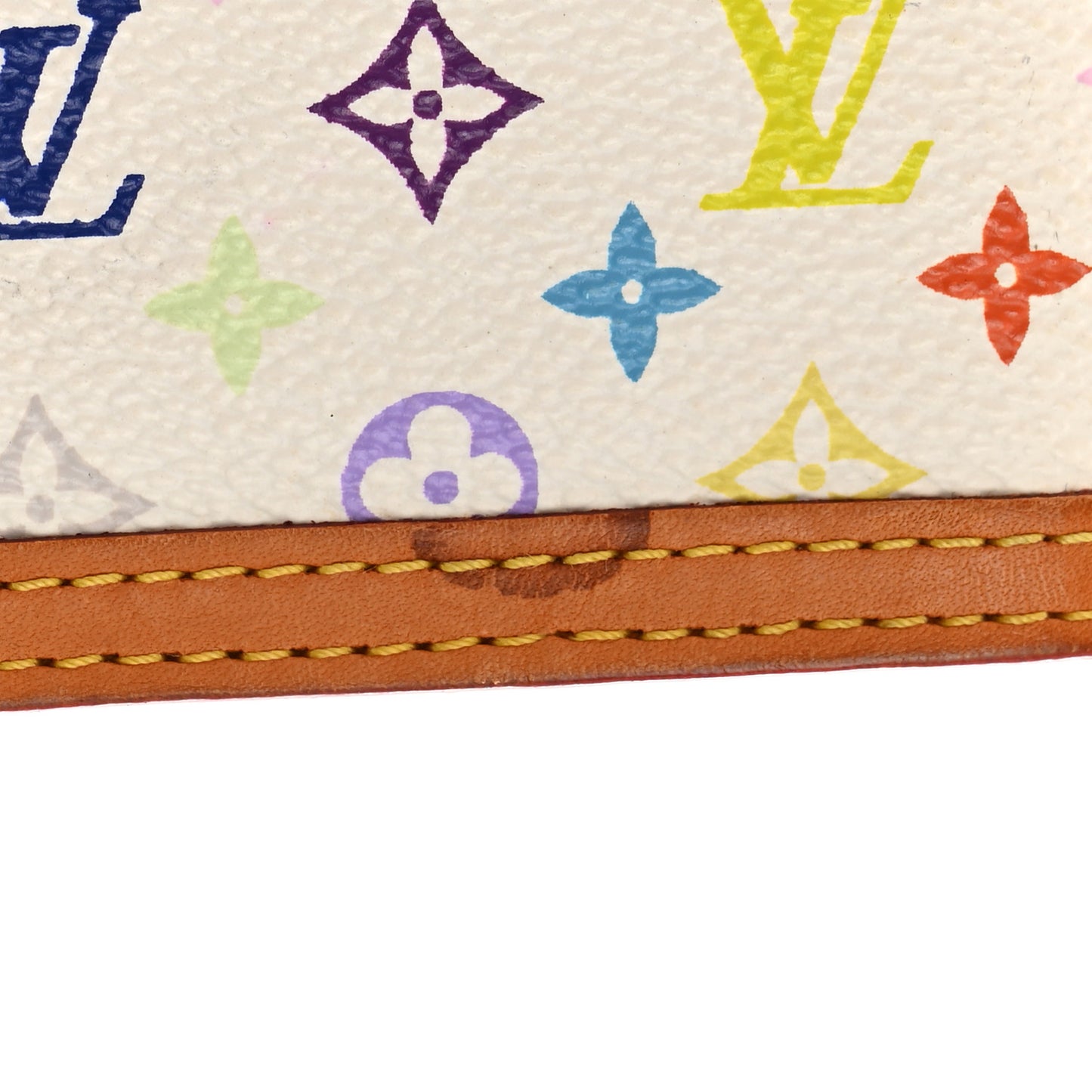 Monogram Multicolor Small Ring Agenda Cover White