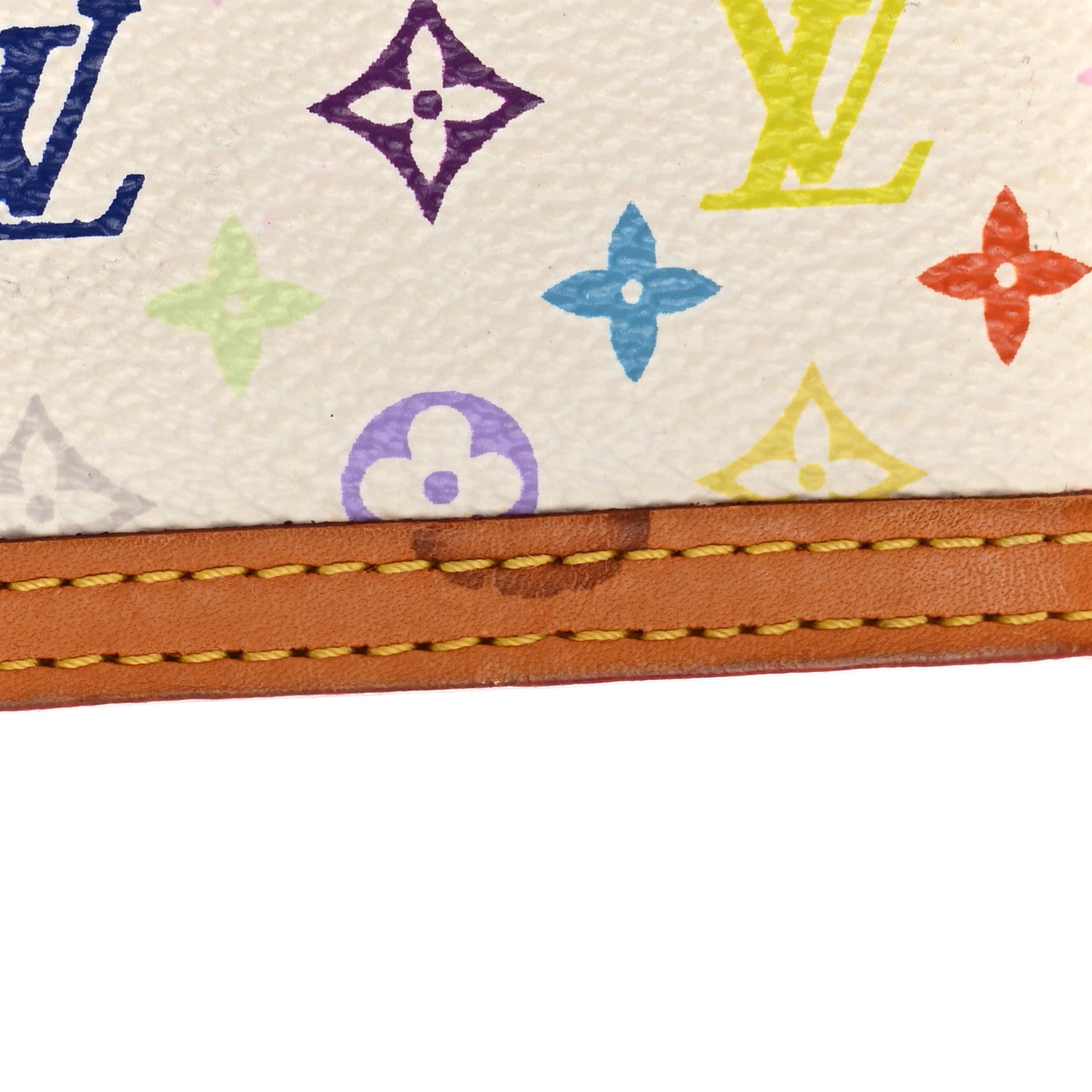Louis Vuitton Monogram Multicolor Small Ring Agenda Cover White 8 of 12