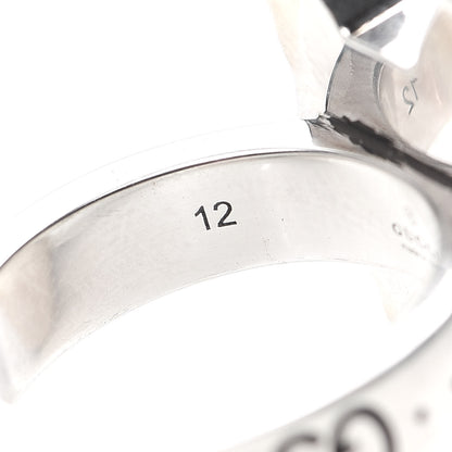 Gucci Sterling Silver Enamel Bosco Ring 52 6 5 of 6