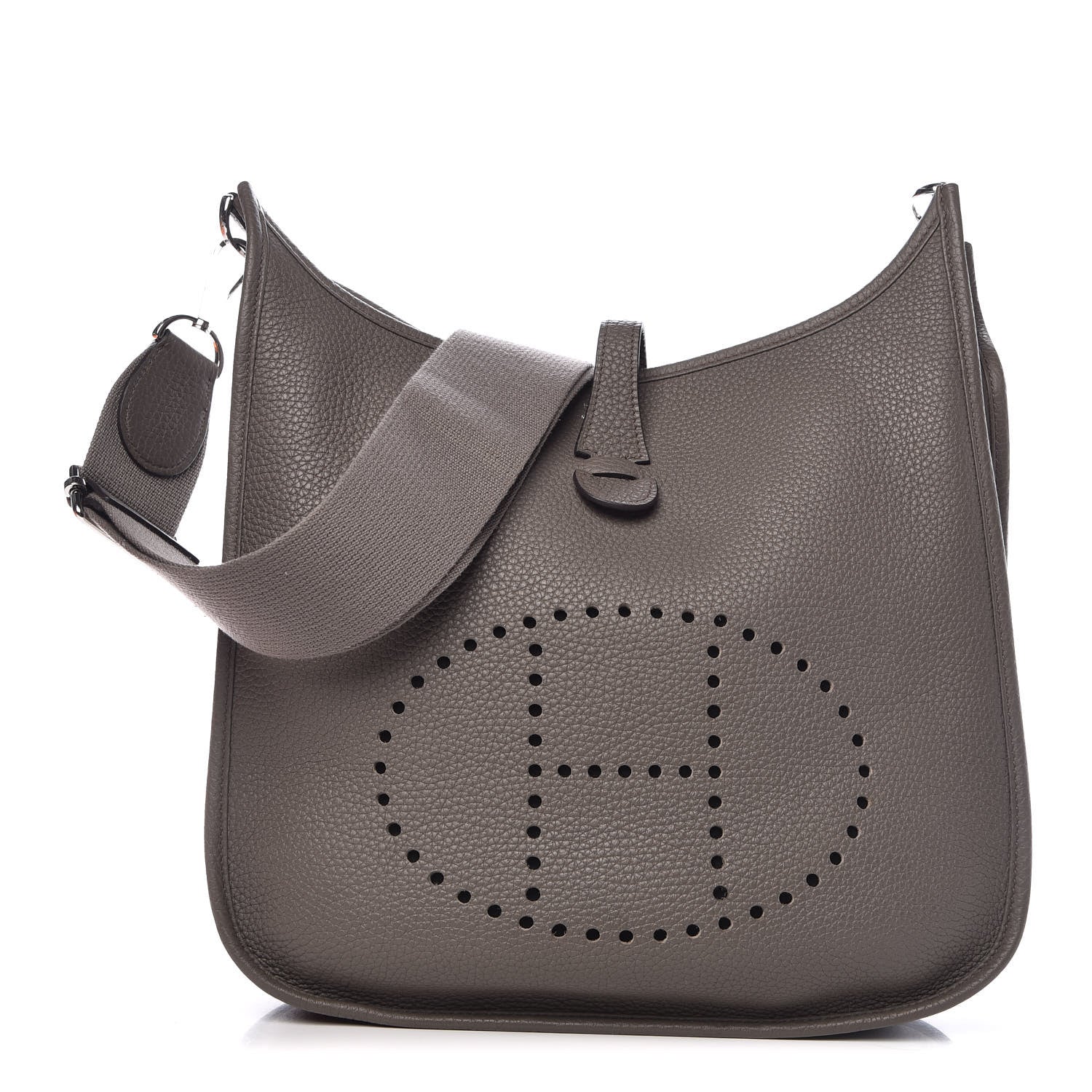 Hermes Taurillon Clemence Evelyne III PM Etain 1 of 12
