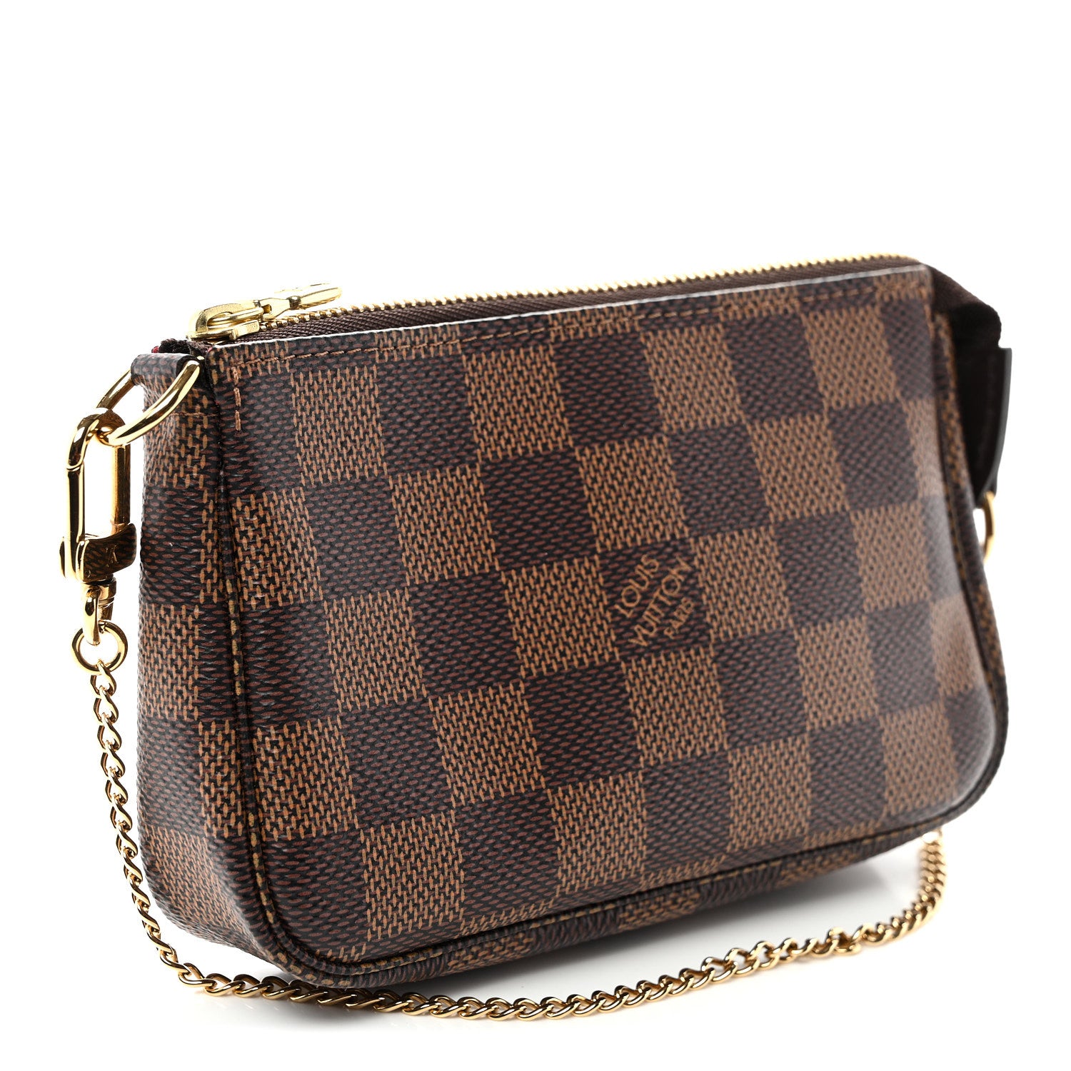 Louis Vuitton Damier Ebene Mini Pochette Accessories 3 of 9