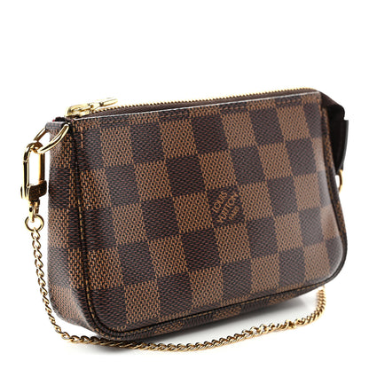 Louis Vuitton Damier Ebene Mini Pochette Accessories 3 of 9