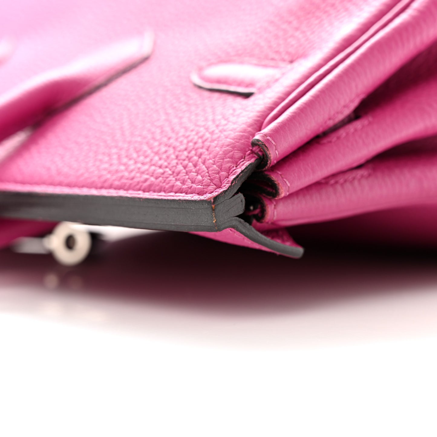 Togo Birkin 25 Rose Pourpre