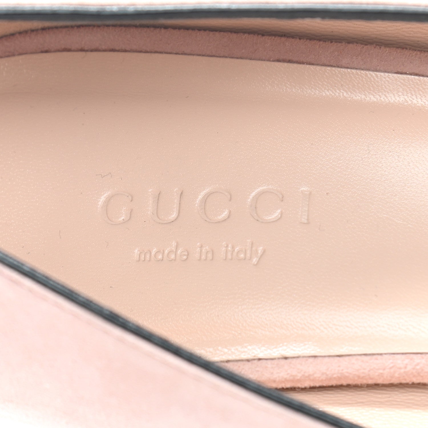 Gucci Kid Scamosciato GG Marmont Fringe 50mm Loafer Pumps 39 Crystal Pink 5 of 8